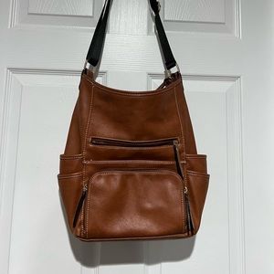Kate and Alex adjustable crossbody bag in tan